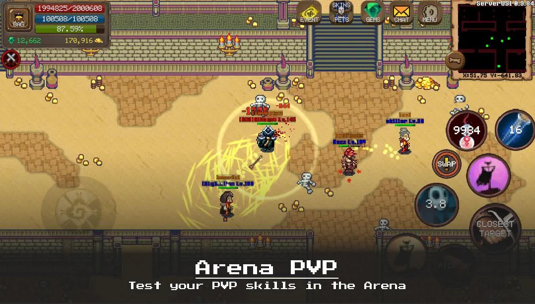 RPG Laurum Online - MMORPG - Pixel MMO - PVP Скріншот 2